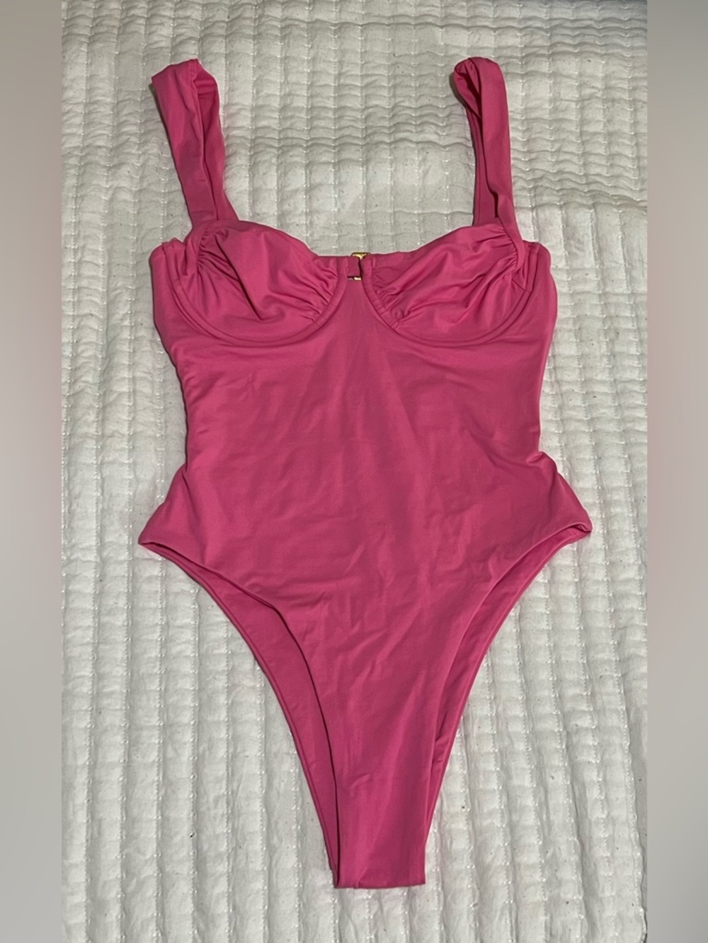 NWOT Mikoh Pink Underwire One-Piece Swimsuit S